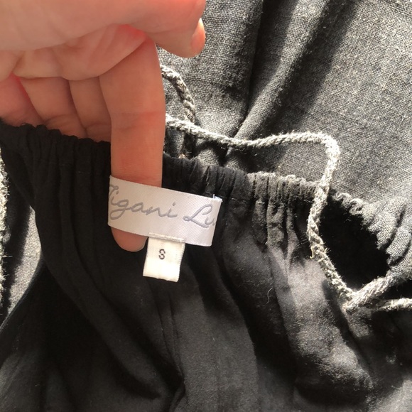 Tigani Lux Linen Moss Dress 1.0 - Picture 11 of 13